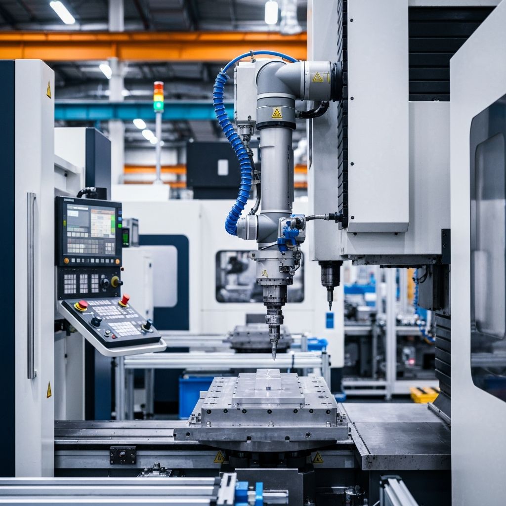 Torno CNC industrial